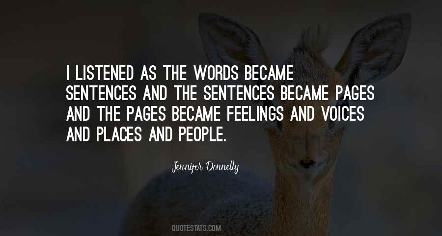 Quotes About Words And Feelings #185858
