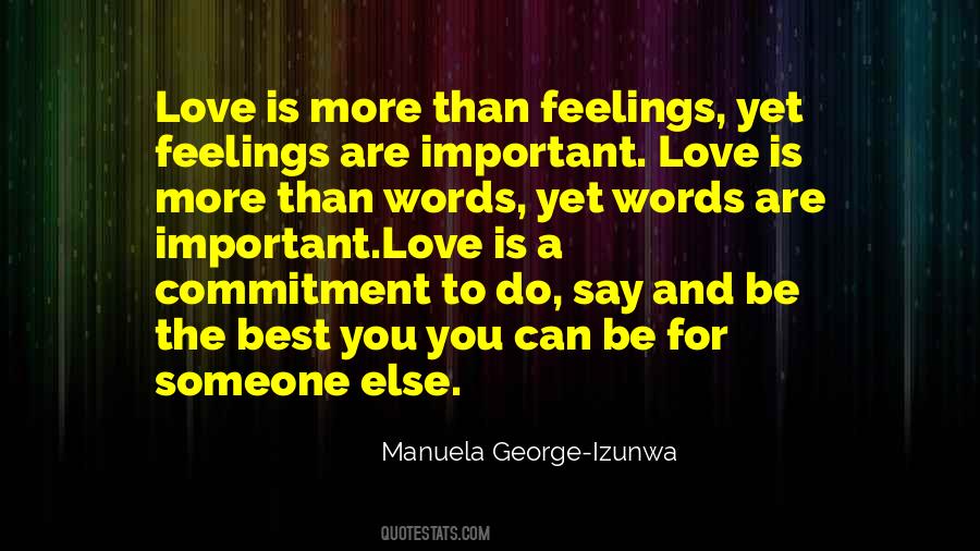 Quotes About Words And Feelings #20443