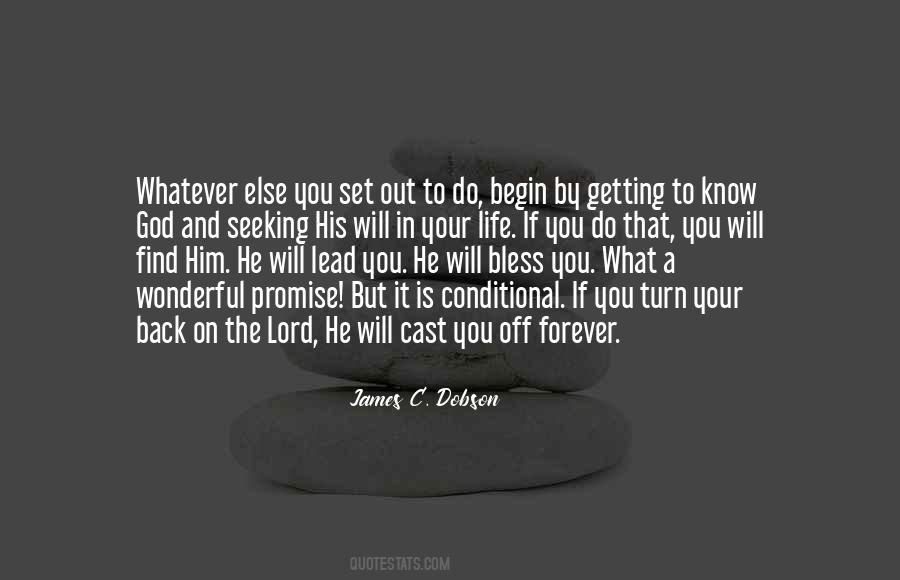 Quotes About Seeking God's Will #379217