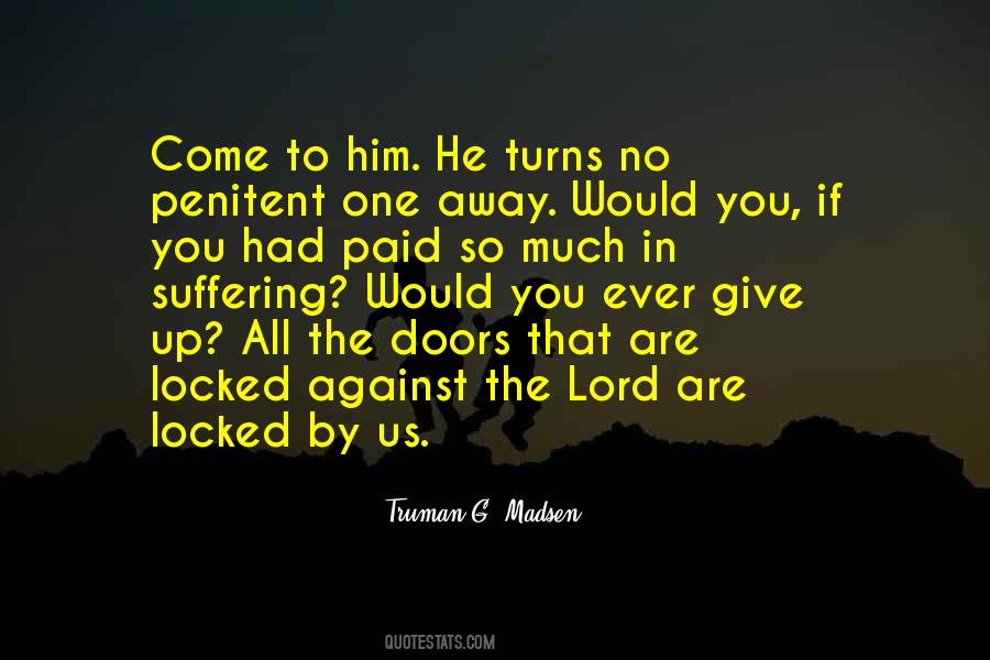 Giving To The Lord Quotes #1418354