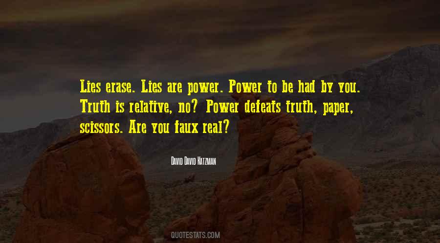 Truth Power Quotes #149979