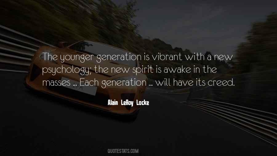 Quotes About Younger Generations #410080