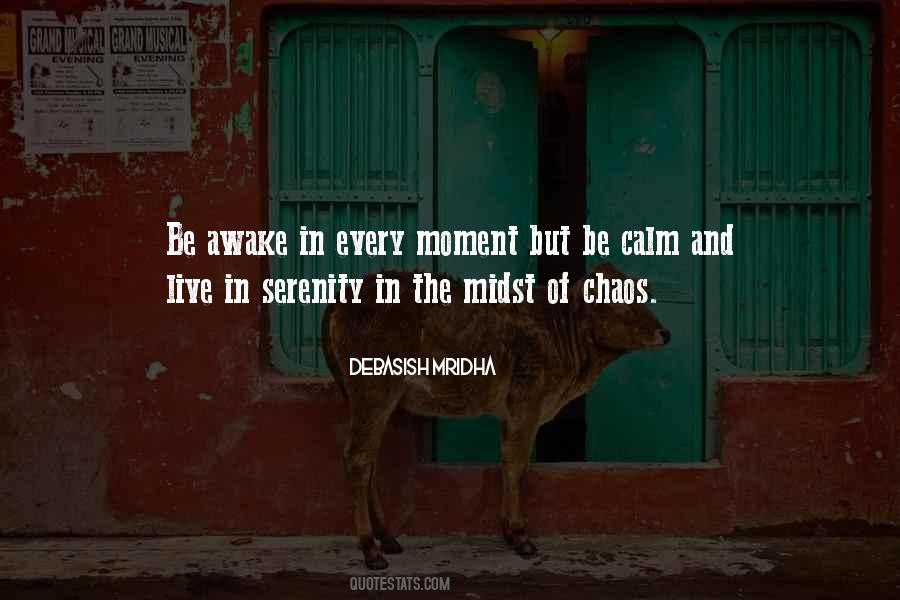 Quotes About Calm And Chaos #264290