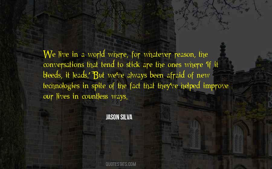 We Live In A World Quotes #1152220