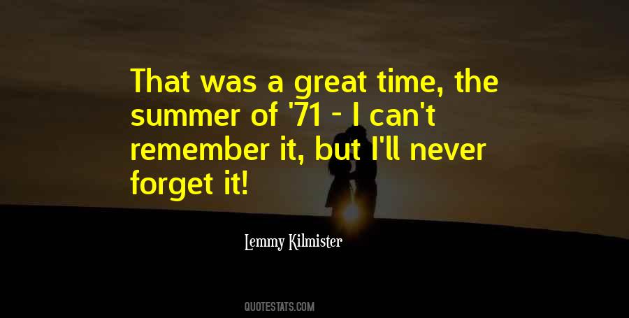 Remember That Time Quotes #115613