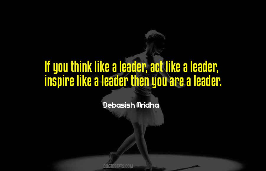 Quotes About A Leadership #10007