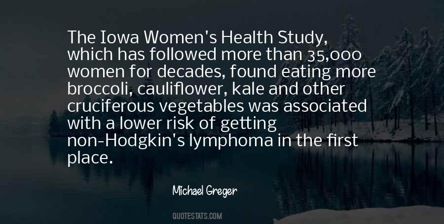 Quotes About Hodgkin's Lymphoma #1003959