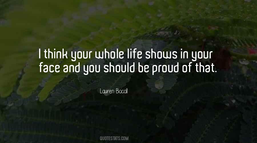 Be Proud Quotes #1073958