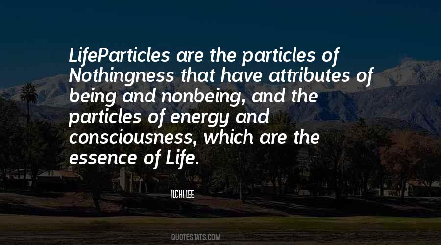 Life Particles Quotes #1412307