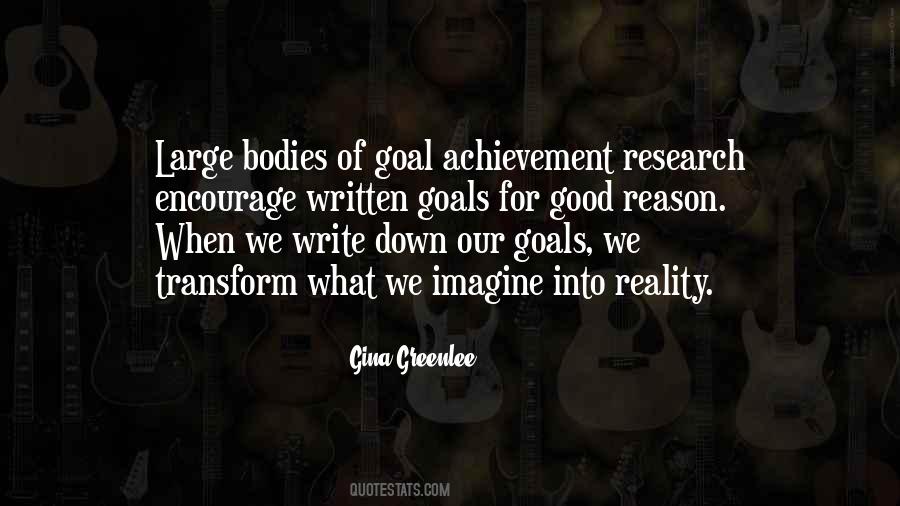 Quotes About Achievement Goals #349575