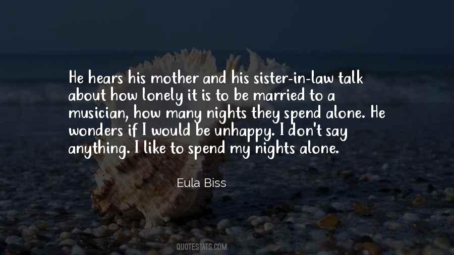 Quotes About Lonely Nights #1500027