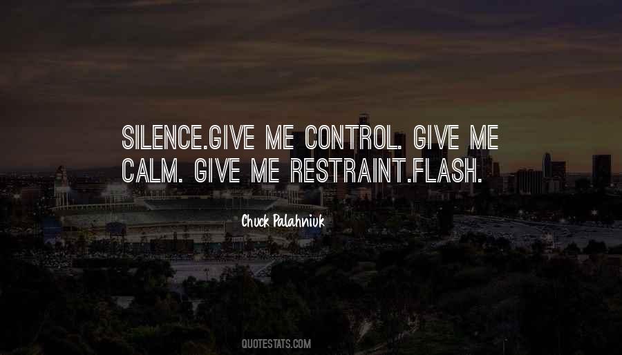 Quotes About Restraint #188811