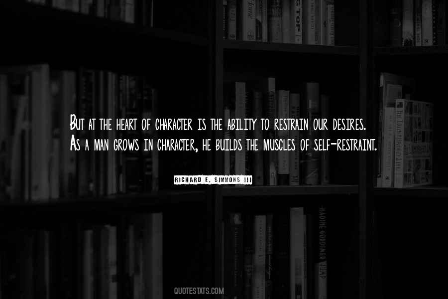 Quotes About Restraint #969383