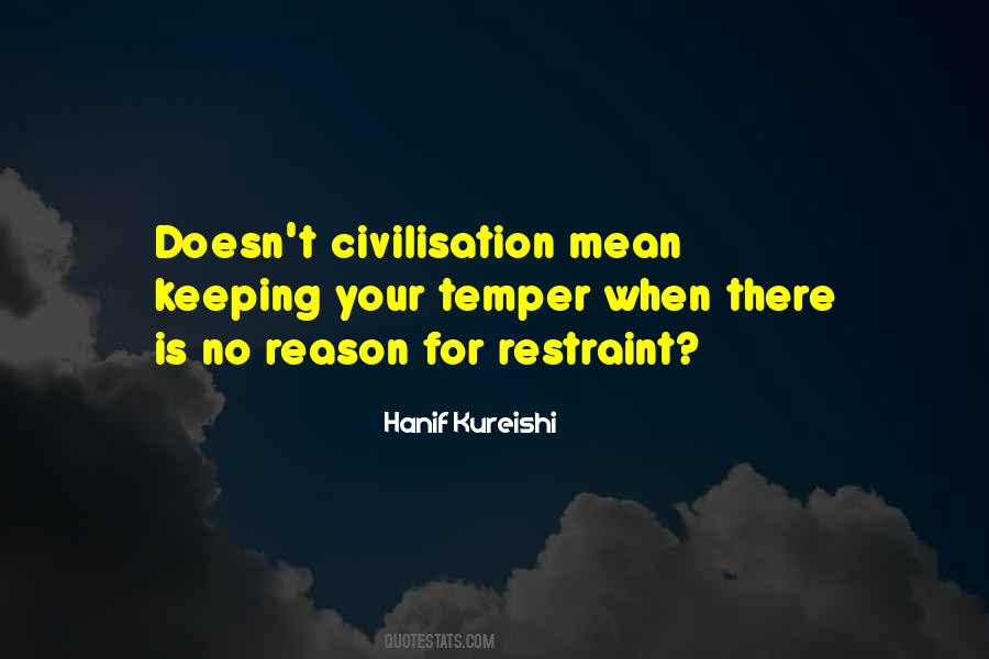 Quotes About Restraint #998856