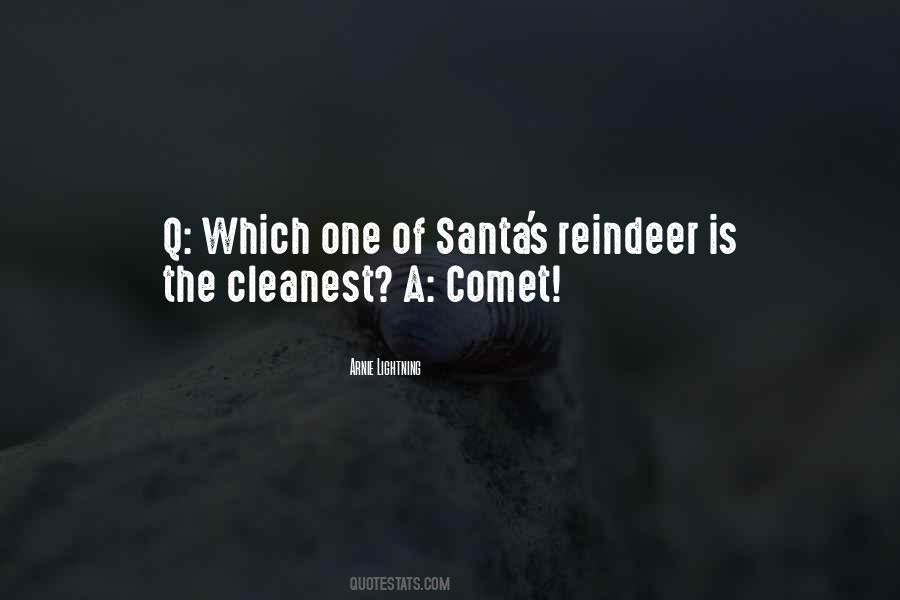 Quotes About Santa's Reindeer #1649323