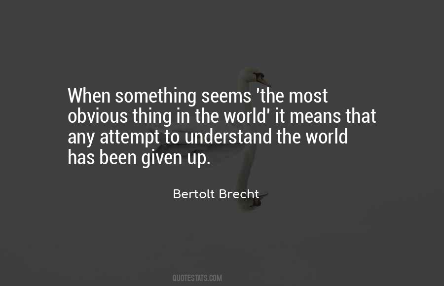 Quotes About Brecht #178645