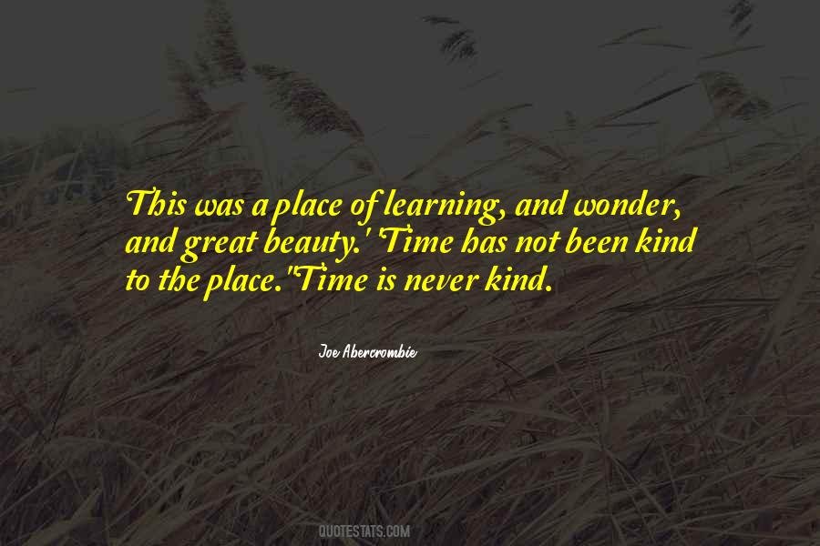 Quotes About The Beauty Of A Place #343148