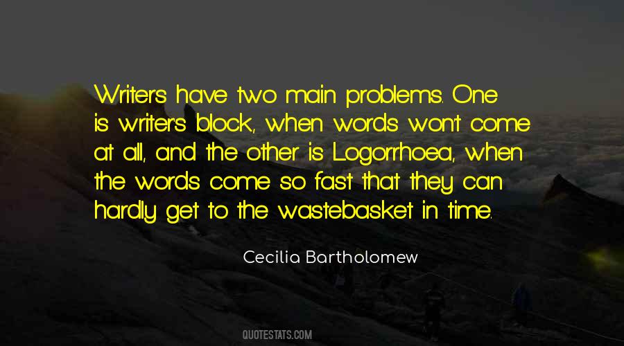 Quotes About Writers Block #424653