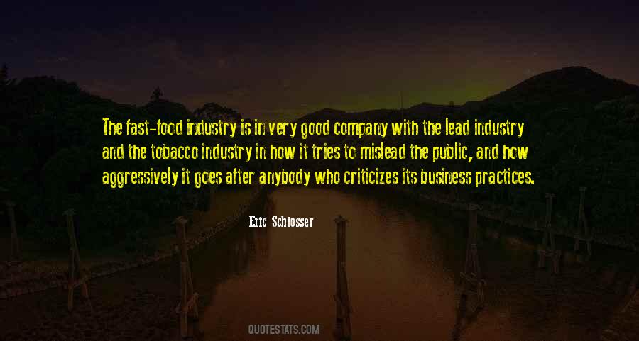 Quotes About Food Industry #1321623