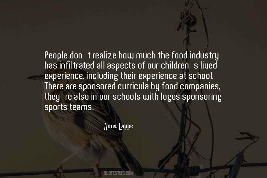 Quotes About Food Industry #665034