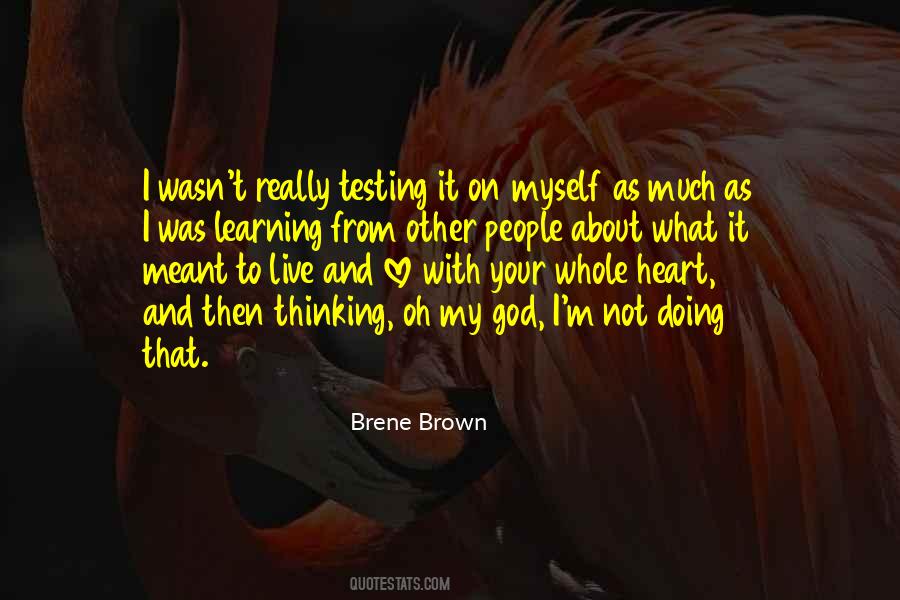 Quotes About Testing God #1273001