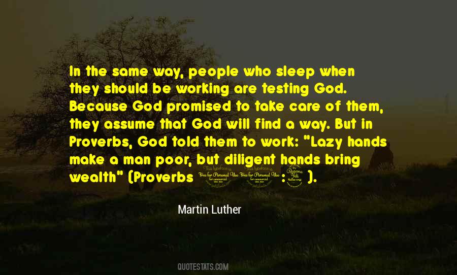 Quotes About Testing God #531475