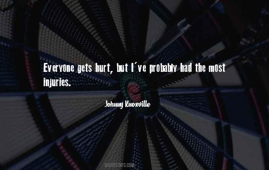 Quotes About Injuries #1225652