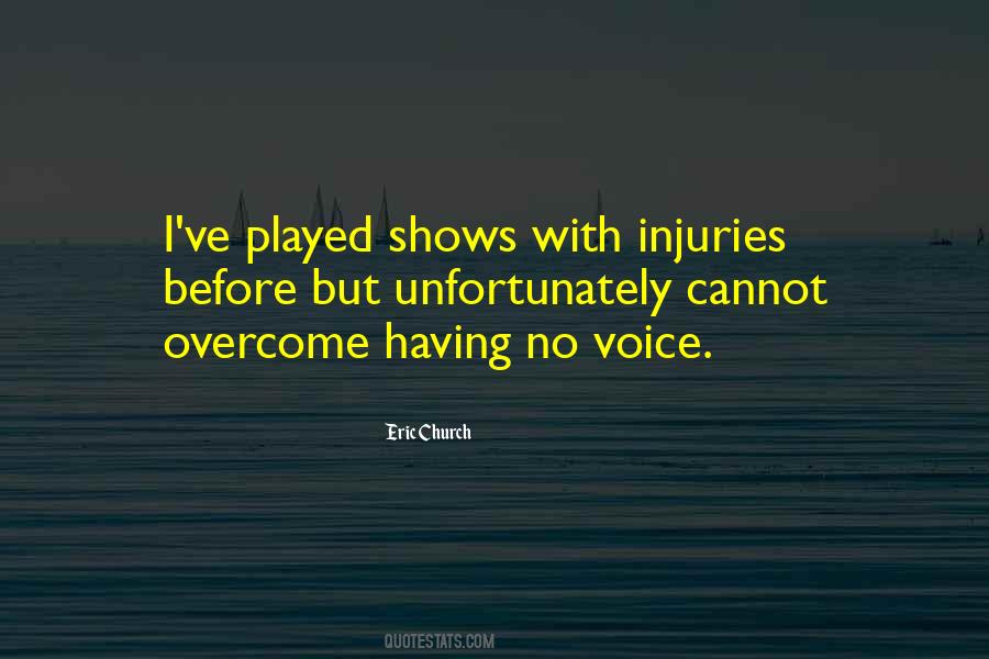 Quotes About Injuries #996449