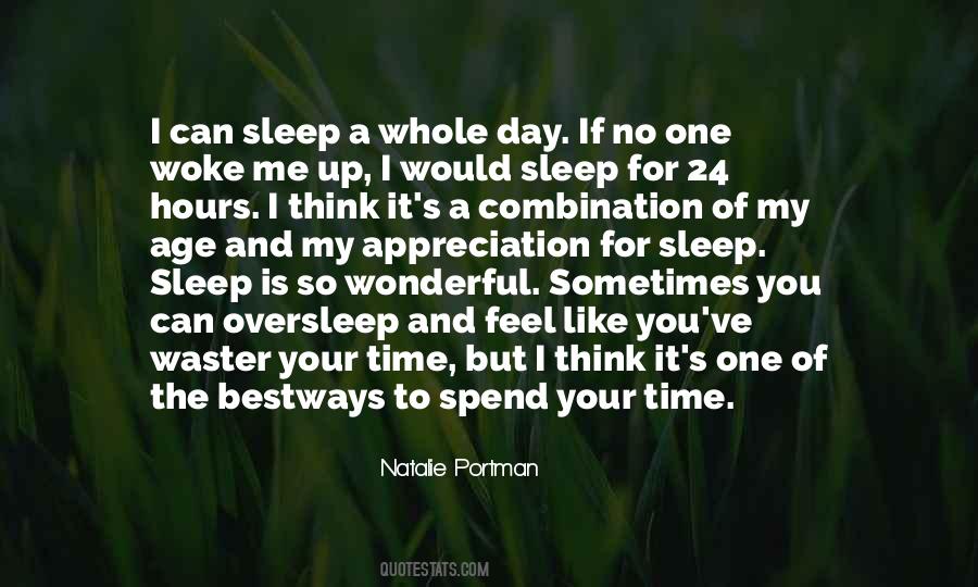 Quotes About Time To Sleep #205179
