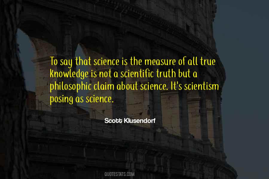 Quotes About Scientism #1453698