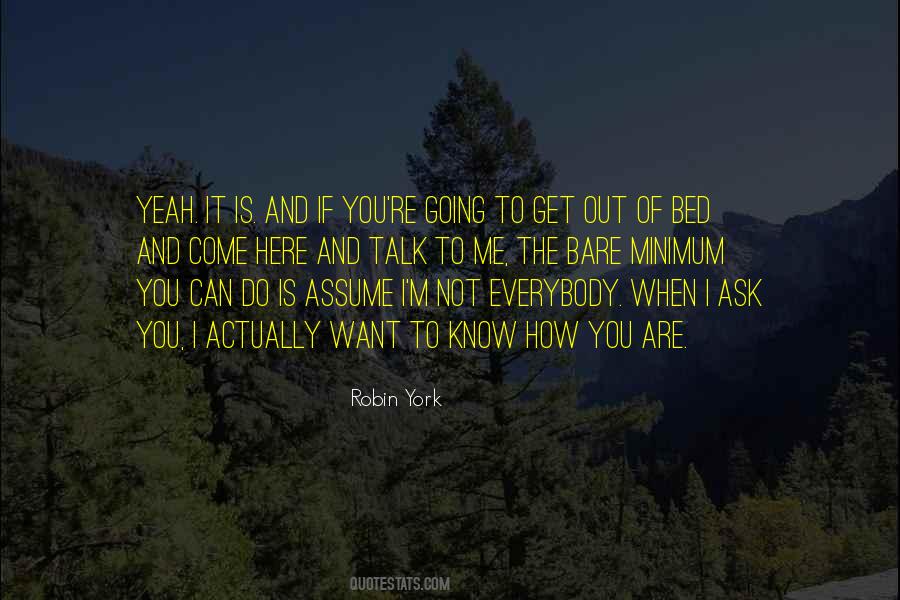 Doing The Bare Minimum Quotes #1379560