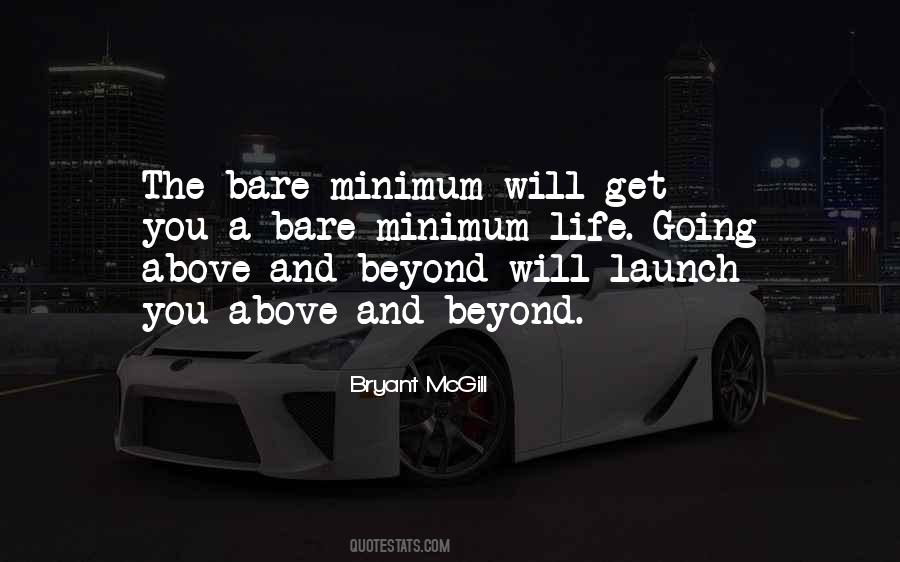 Doing The Bare Minimum Quotes #235949