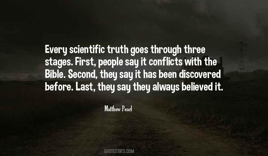 Quotes About Scientific Truth #1300318