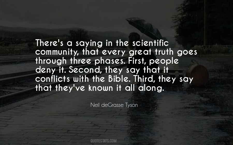 Quotes About Scientific Truth #378404