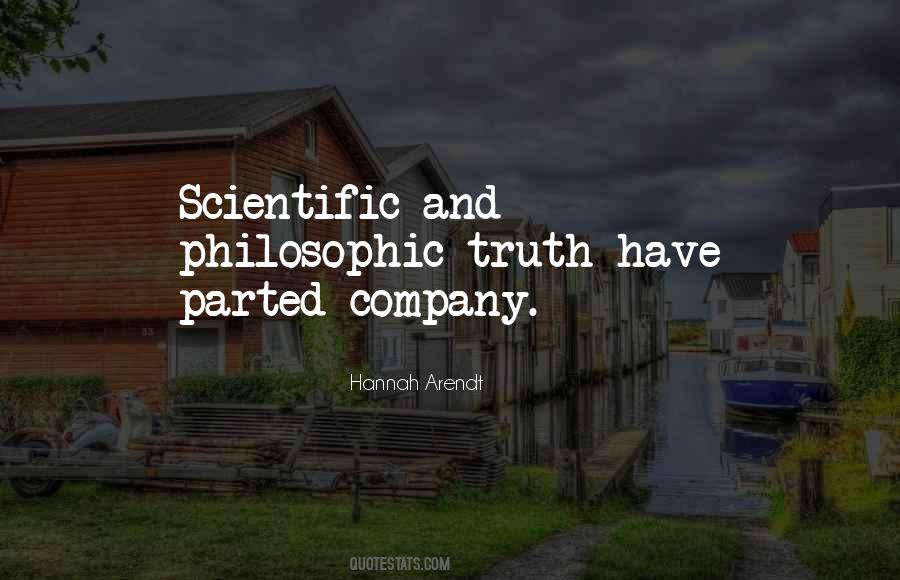 Quotes About Scientific Truth #435718