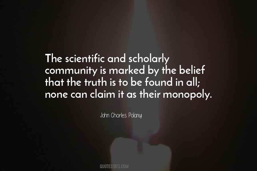 Quotes About Scientific Truth #812540