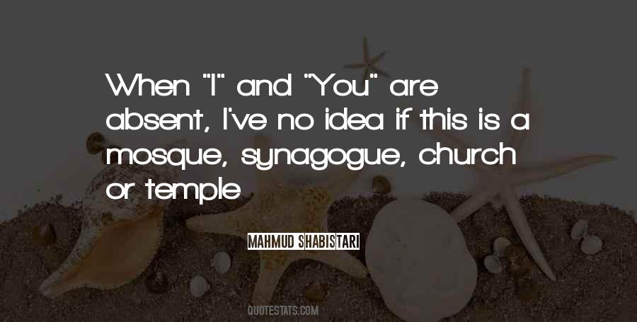 Quotes About Synagogue #435497