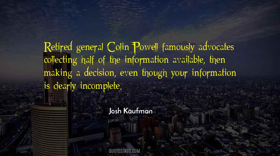Quotes About Collecting Information #101612