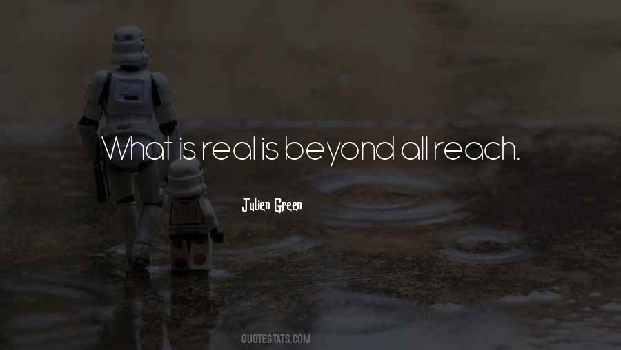 Quotes About What Is Real #1235450