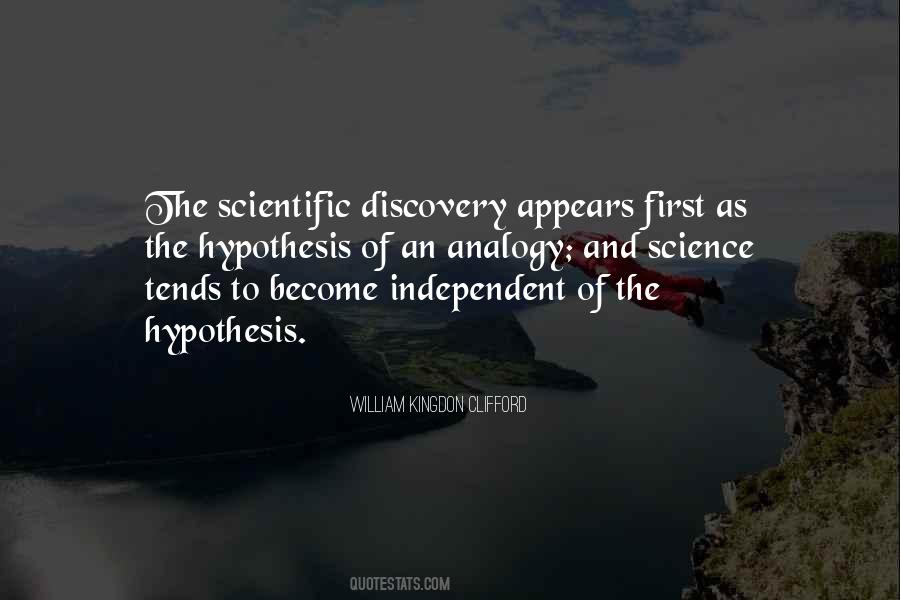 Quotes About Scientific Hypothesis #119369