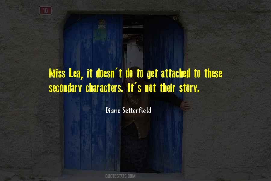 Quotes About Secondary Characters #1076013