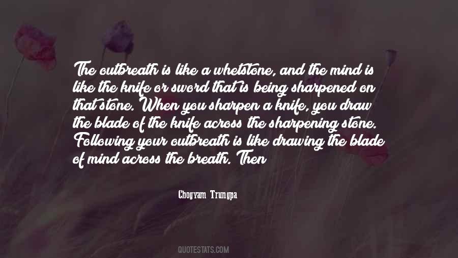 Sharpening Stone Quotes #48331