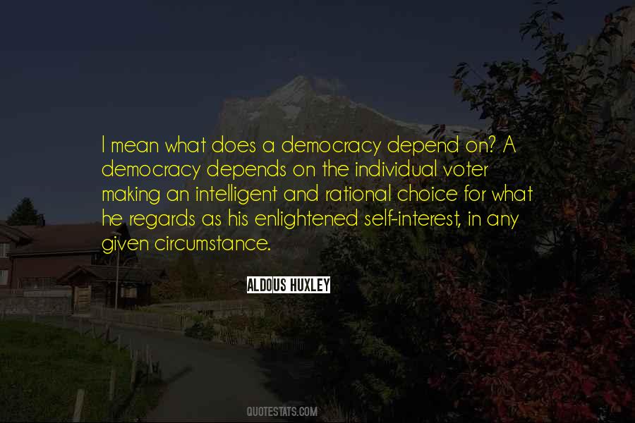 Democracy Voting Quotes #1339830