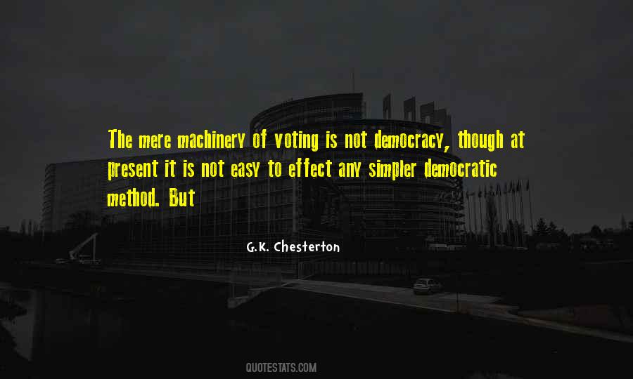 Democracy Voting Quotes #1489326