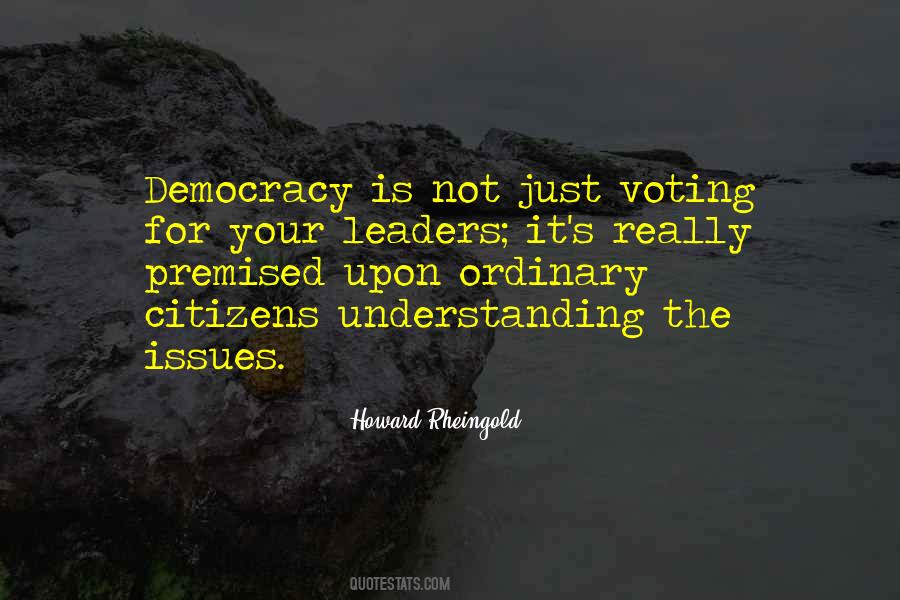 Democracy Voting Quotes #1518398