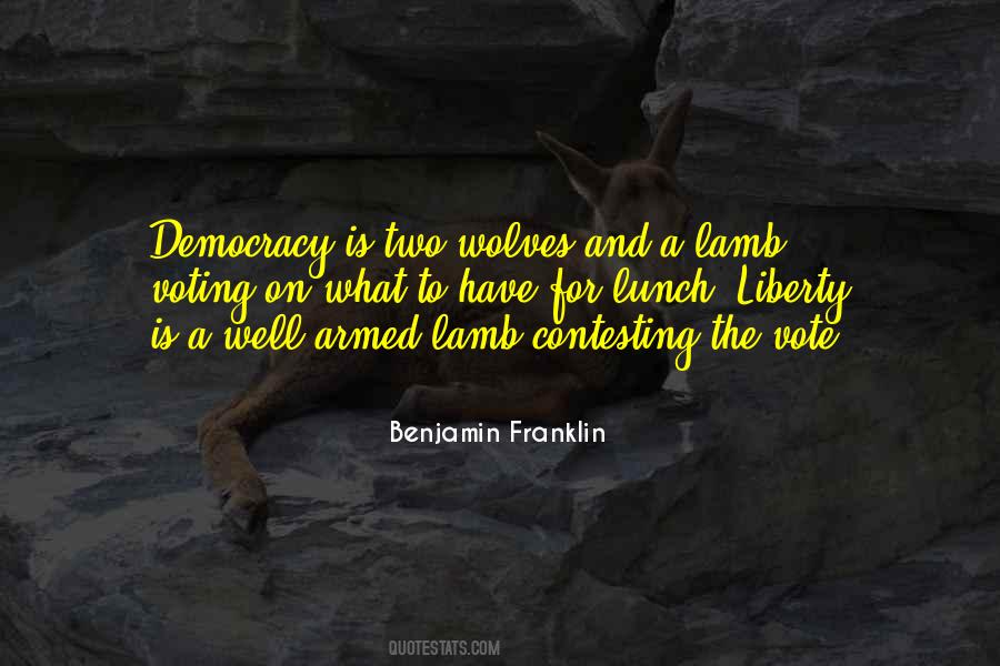 Democracy Voting Quotes #679514