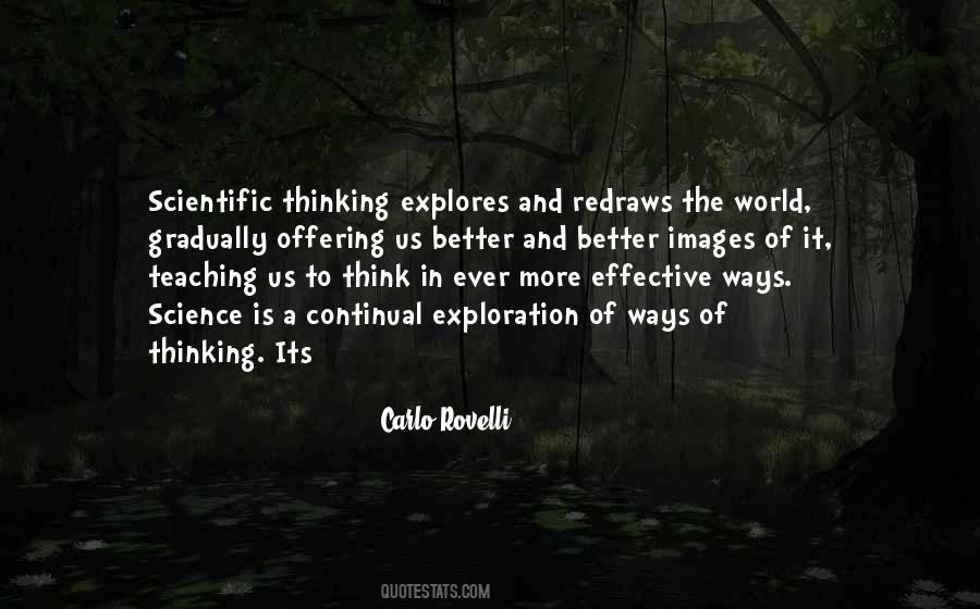 Quotes About Scientific Exploration #1177521