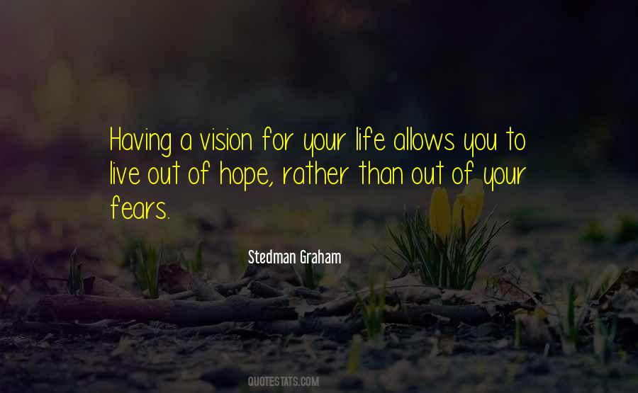 Vision Of Hope Quotes #1059055