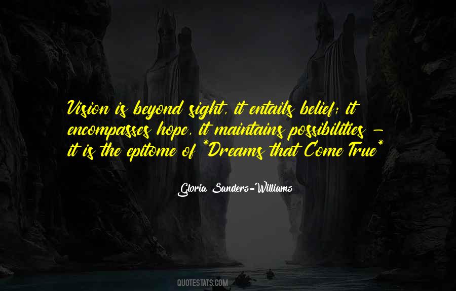 Vision Of Hope Quotes #1860213