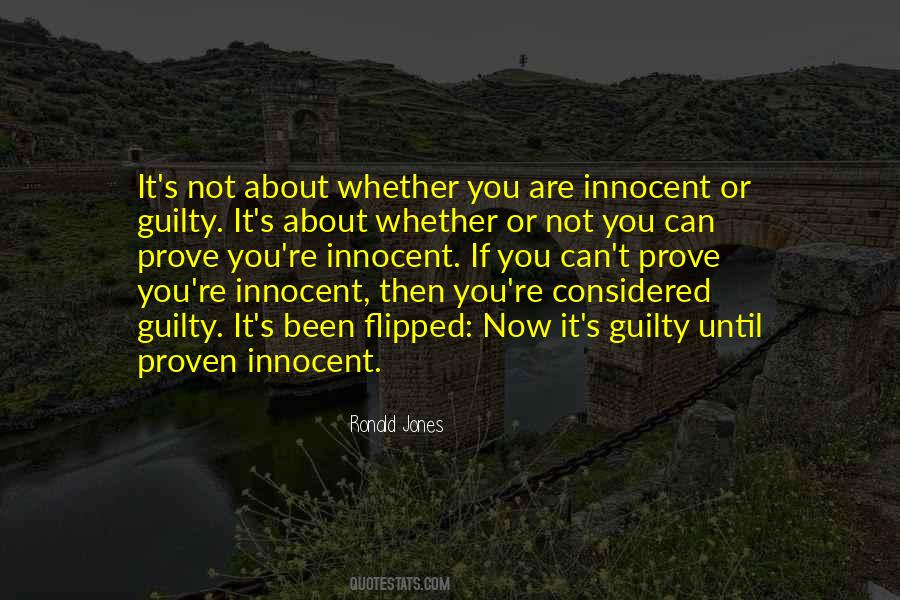 You Are Not Innocent Quotes #1115538
